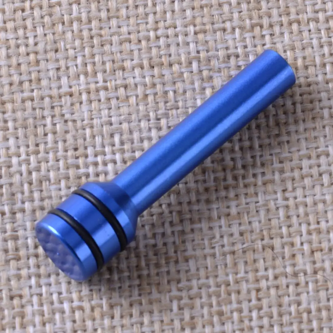 4Pcs Car Interior Door Lock Stick Knob Pull Pins Cover Universal Aluminum Alloy Blue