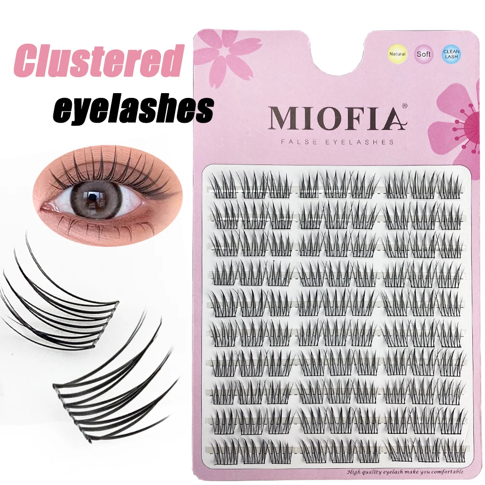 10 Reihen 90 Bündel Nerz-Falschwimpern Natürliche 3D Russische Idol Einzelne Comic-Wimpernverlängerung Cluster Make-up-Tool Großhandel – Detail 5