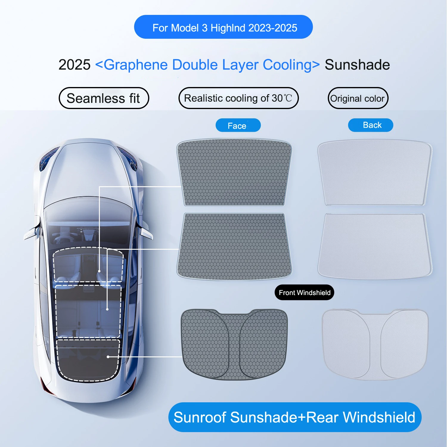 3 Highland Rear 3PCS