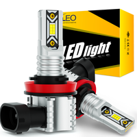 AILEO 2Pcs H8 H9 LED Lights High Quality 18000Lm 85W H11 CSP Headlight Bulb For Car 6500K White Day Running Automobile LED Lamp