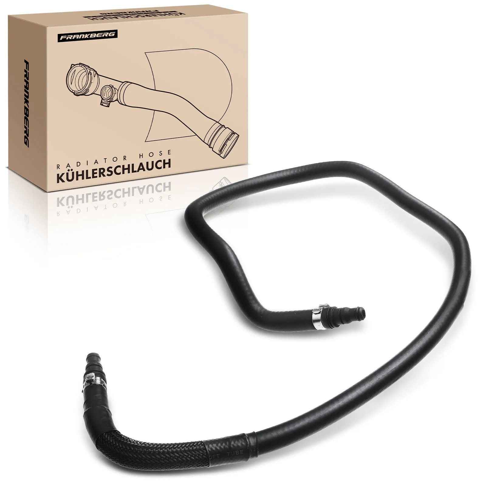Frankberg 1x Kühlerschlauch Kühlwasserschlauch für Mercedes-Benz S-Klasse W221 2009-2013 S400 A2215010625 2215010625