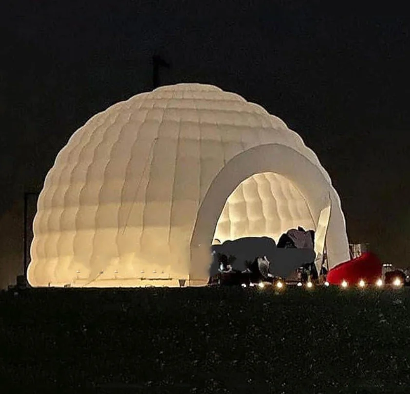 في الهواء الطلق التجارية PVC أكسفورد نفخ بالون الحدث الخيام حفلة نفخ قبة خيمة للتخييم