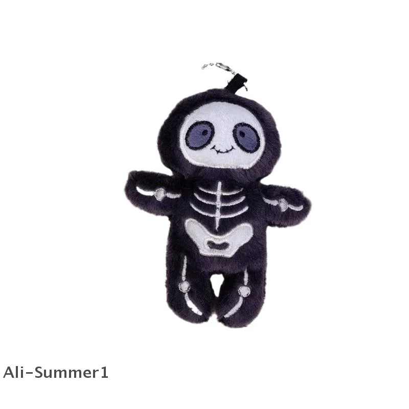 【E】Хэллоуин забавный череп мумия плюшевая игрушка креативная мягкая кукла брелок сумка кулон ключ подвесной декор забавные праздничные подарки