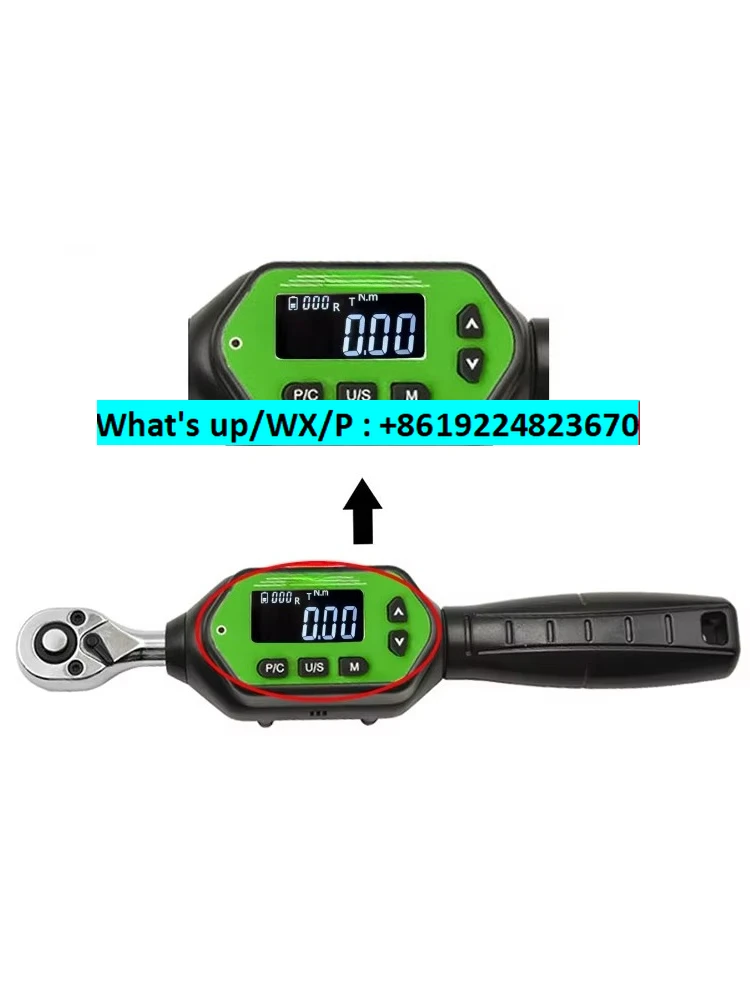 Adjustable 1/2 inch precision digital torque wrench 135nm industrial force meter car motorcycle repair 1/2 inch