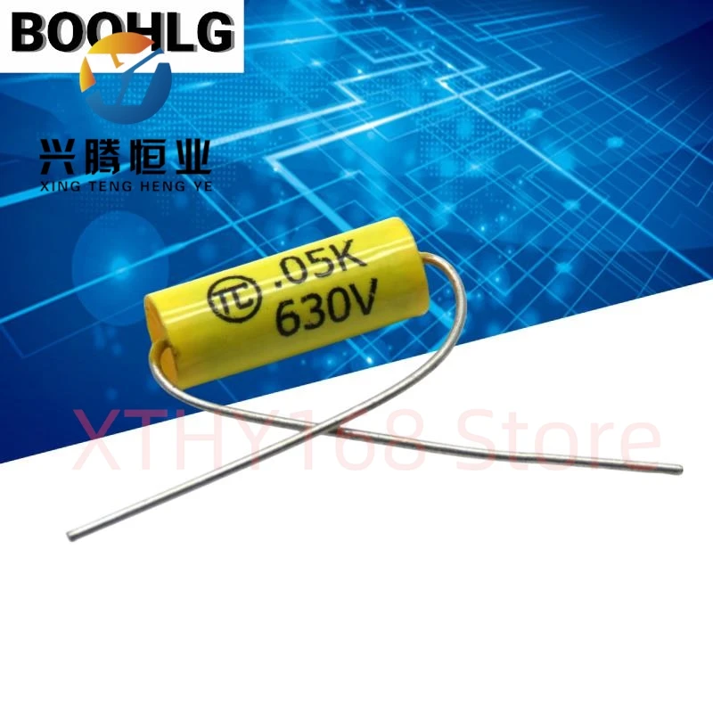 10pcs CBB MKP 0.05uf 503 5nf 630v 2J axial through-hole audio coupling infinite film capacitor