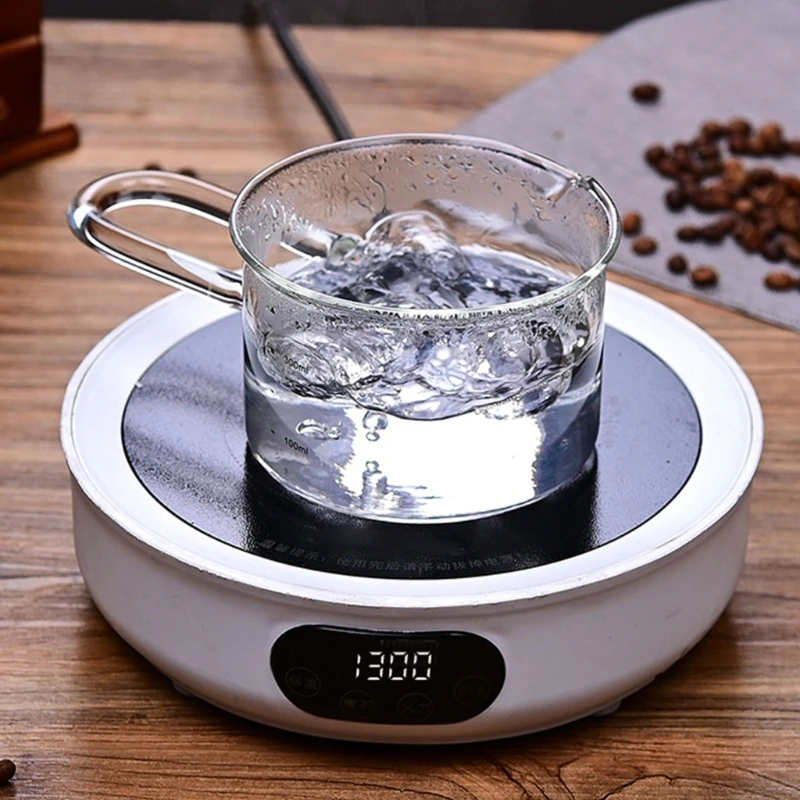 

Glass Coffee Measure Cup with Double Spouts Ergonomic Handle Espresso Shot Glass