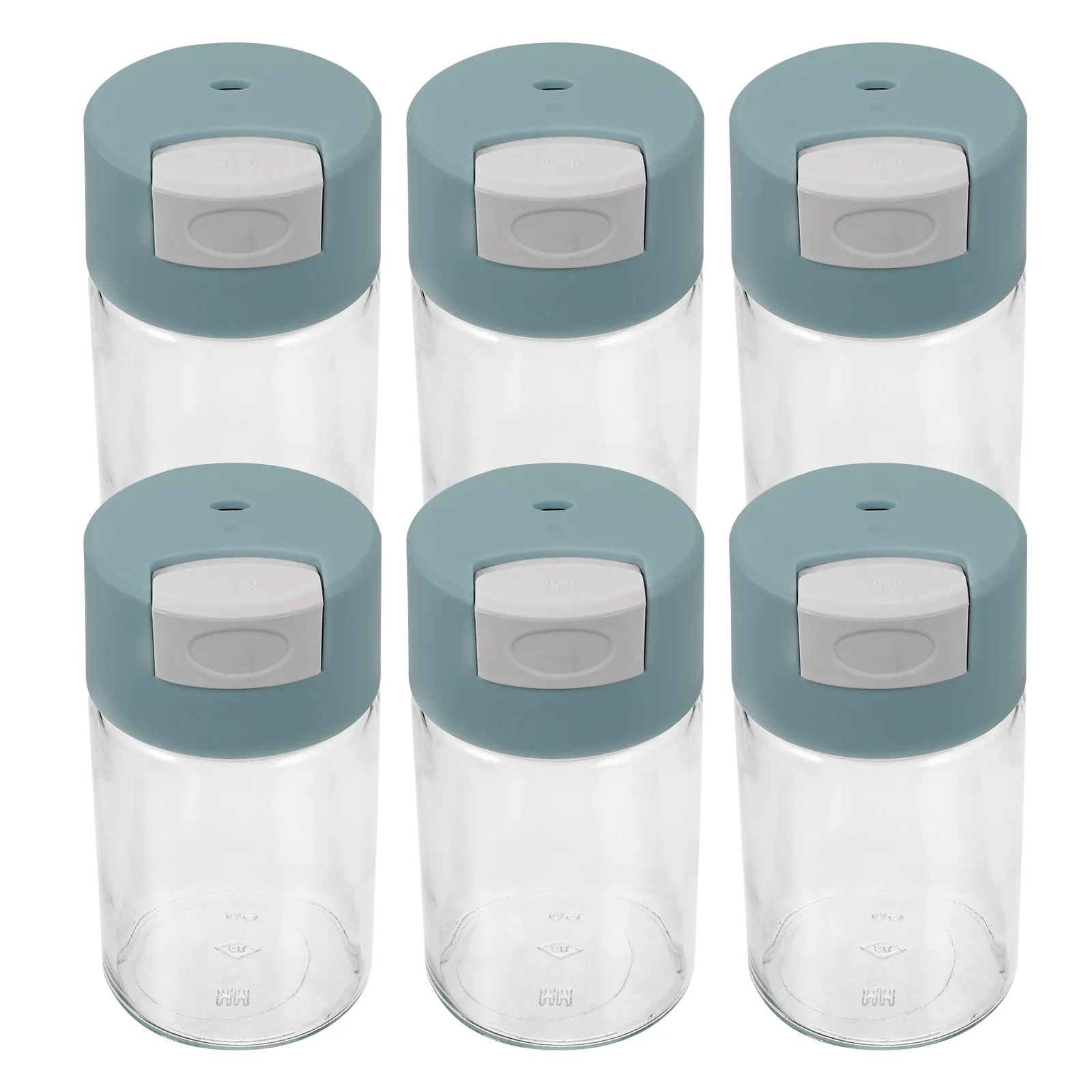 

Power Seasoning Jar Set Glass Spice Bottle Alt Shakers for Kitchen Vinegar Pepper