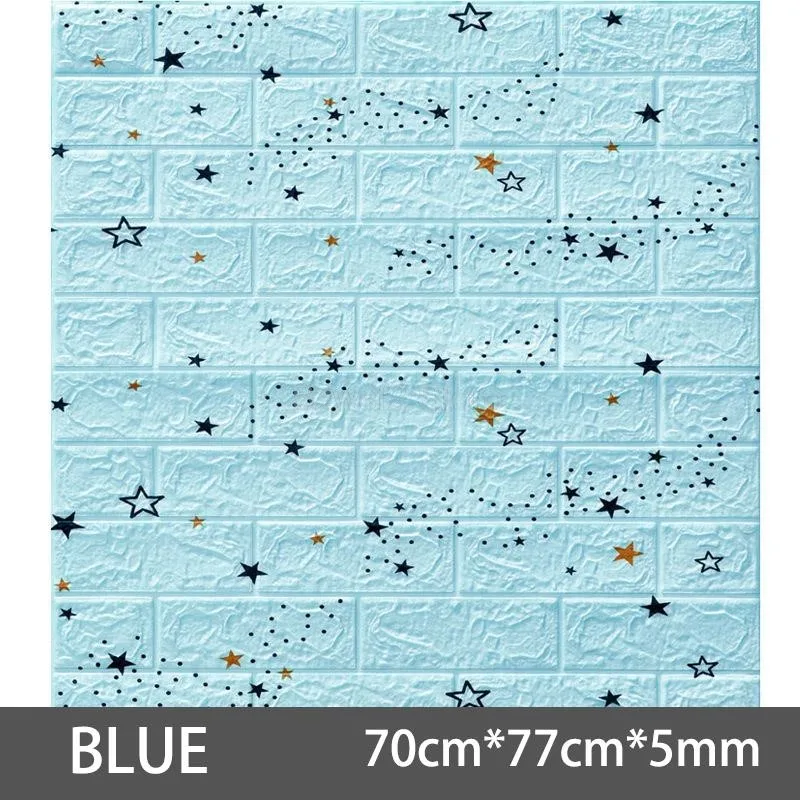 Wallpaper Self-adhesive Anti-collision Soft Package 3d Three-dimensional Wall Sticker Cement Decoration Waterproof Sticker E2