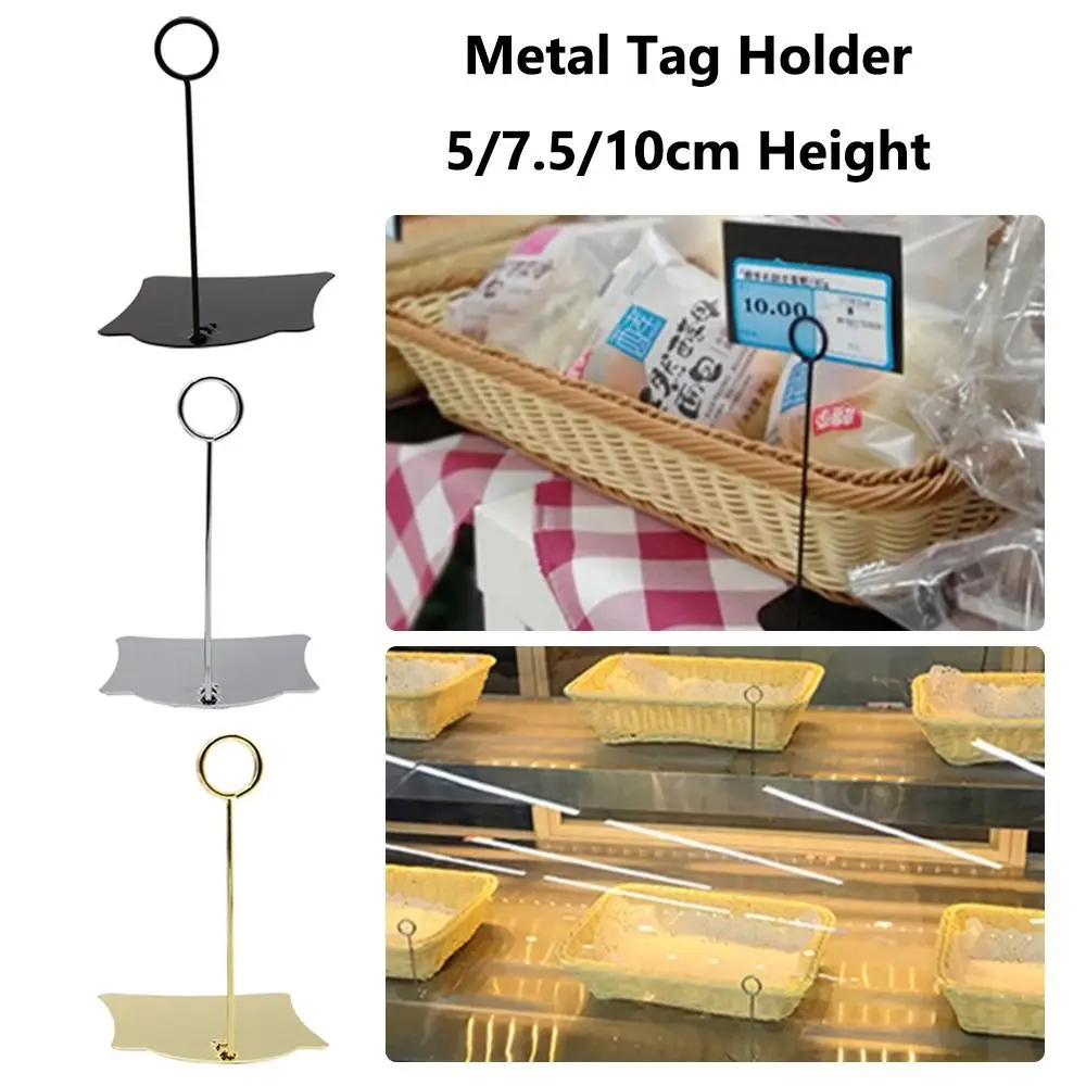 Support de panneau à Clip Pop en métal, présentoir de carte de nom, porte-numéro de Table polyvalent pour Restaurant