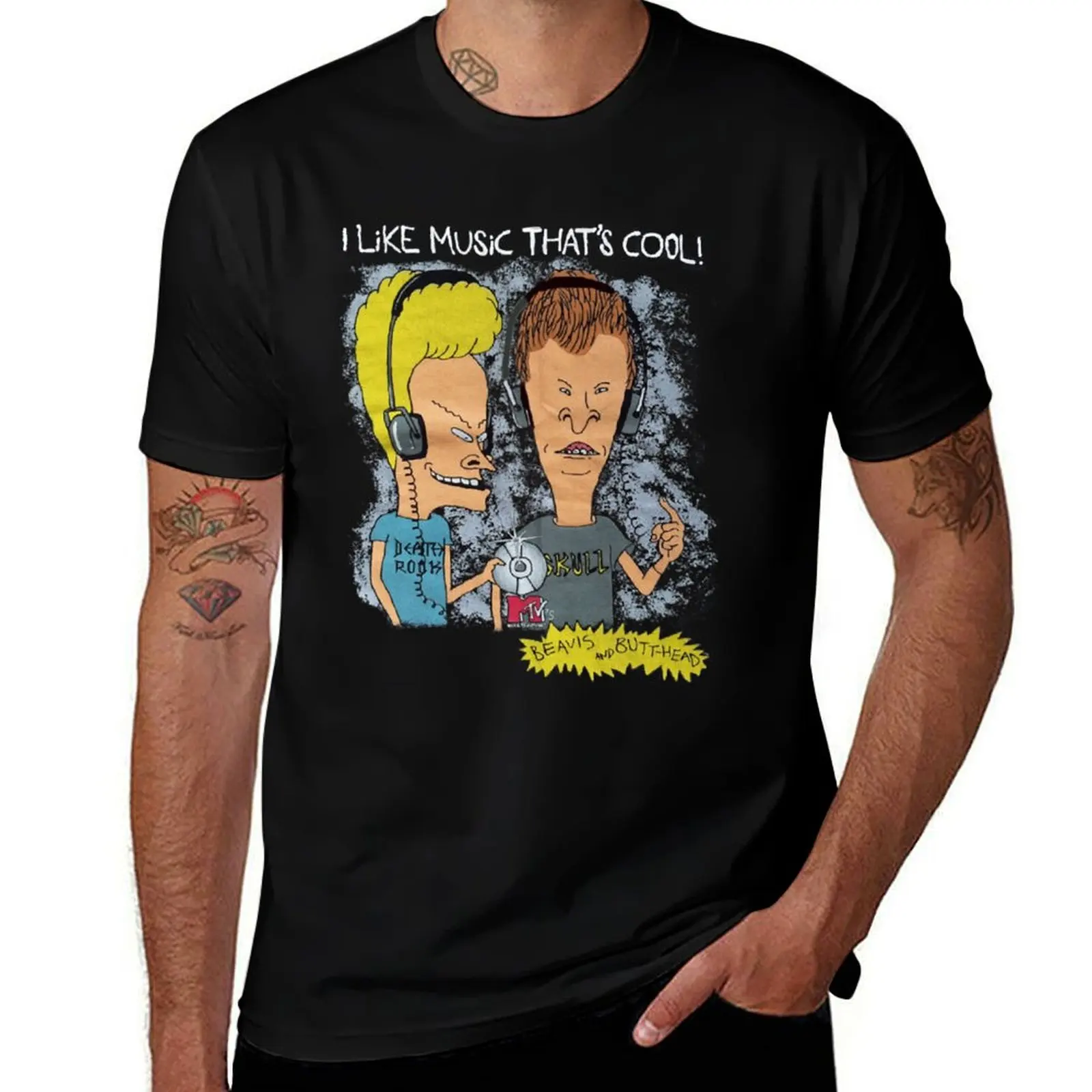 

beavis and butthead T-Shirt tees vintage clothes Men's t-shirt