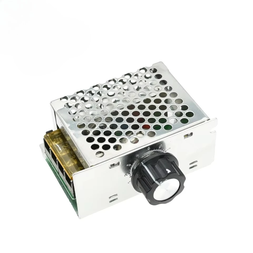 4000W 220V AC SCR Motor Speed Controller Module Voltage Regulator Temperature Dimmer for Electric Furnace Water Heater LED Light