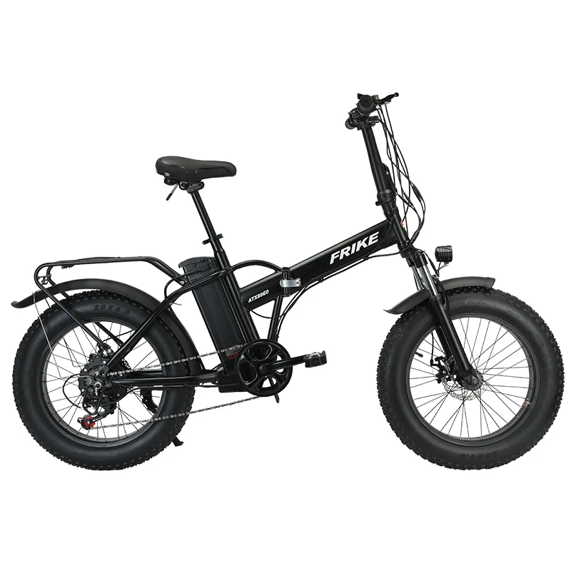 China Electric Bicycle Factory FRIKE Direct Sales Electric Fat Tire Bicycle 48V500W/1000W Electric Mountain Bicycle