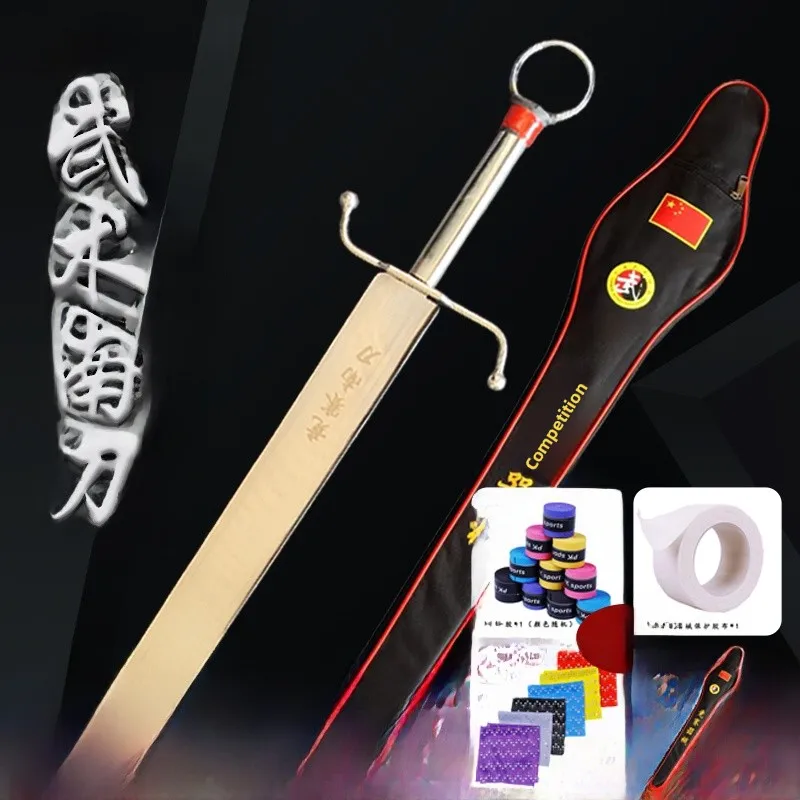 Espada Macia Não Afiada para Competição de Artes Marciais, Treinamento, Competição Infantil, Prática de Rotina e Equipamento Esportivo