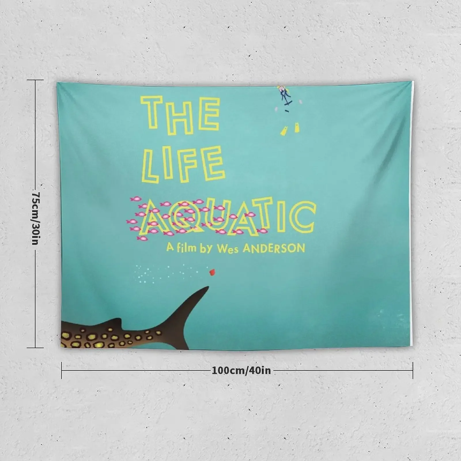 The Life Aquatic Tapestry Christmas Decoration Bedroom Decoration Aesthetic Room Decor Tapestry