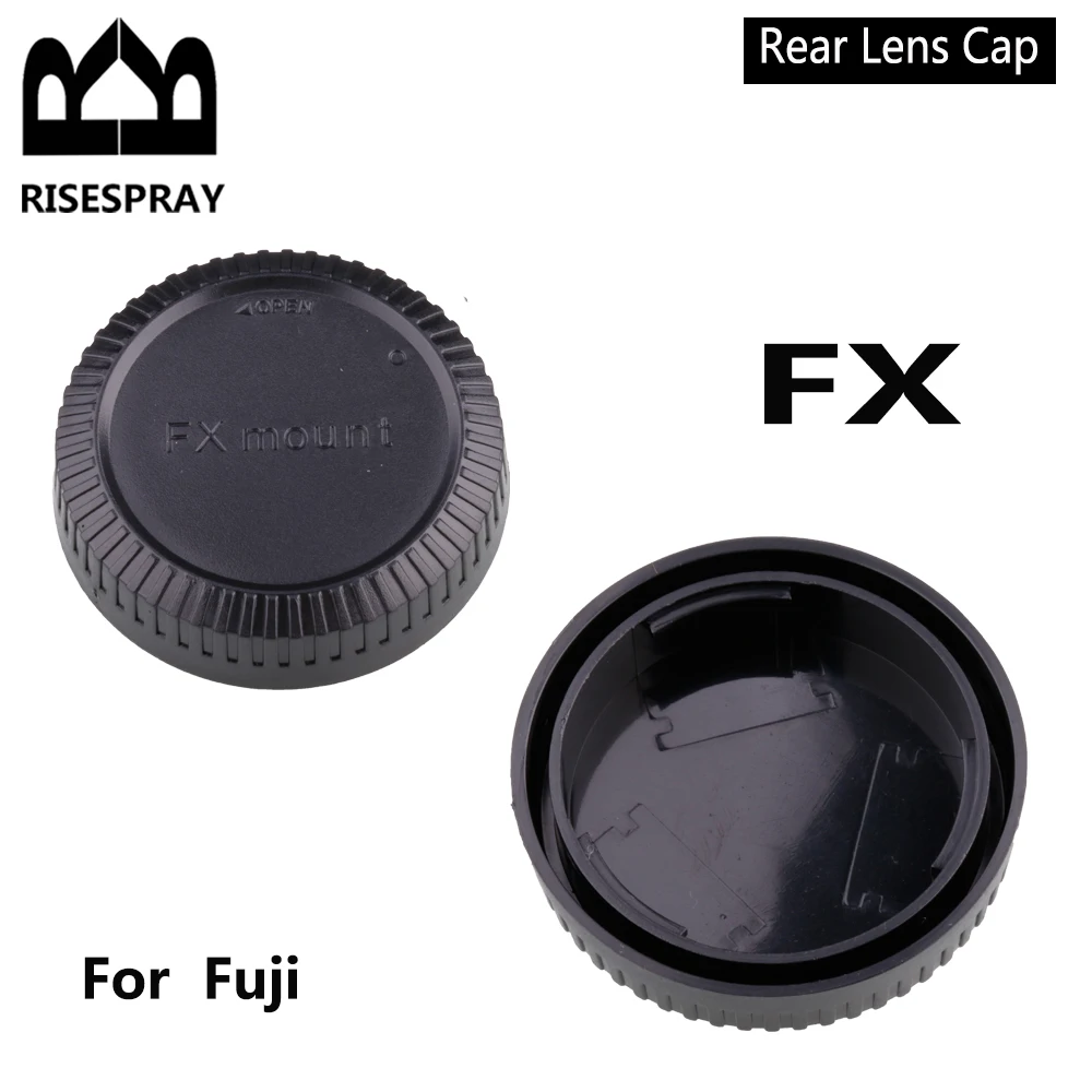 Rear Lens Body Cap Camera Cover Anti-dust Protection Plastic Black for Fuji Fujifilm FX X Mount