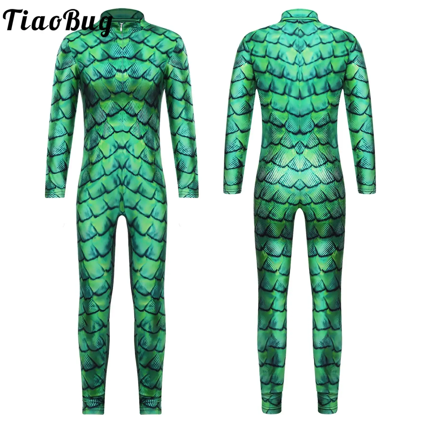 Kid Halloween Cosplay Costume Movie 3D Digital Print Jumpsuit Girls Boys Gymnastics Sport Full Length Unitard Bodysuit Dancewear