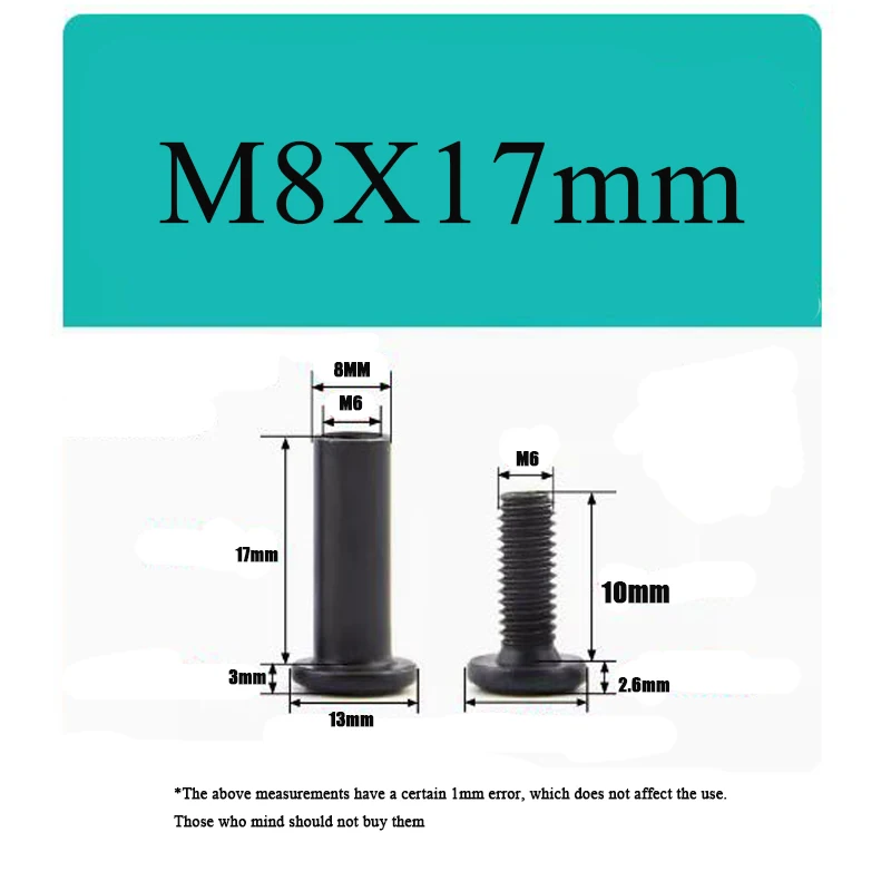 Kalosse M8 Bike Rear Shock Screws For DNM/Rockshox Suspension Bike Lockable Bolts Stainless Strong Screws
