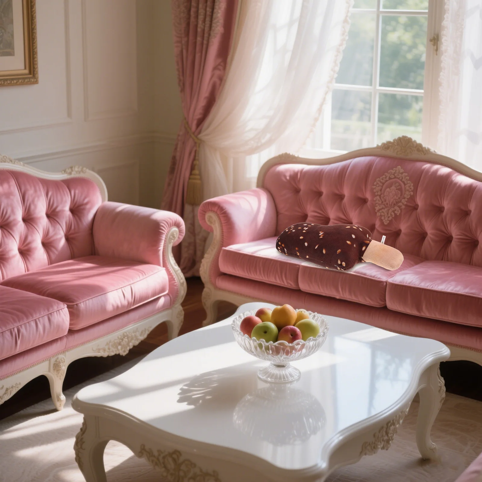 

Simulated Ice Cream Cushion Cute Shaped Pillow For Home Decoration Photography Props Commercial Display Decorative Throw Pillow