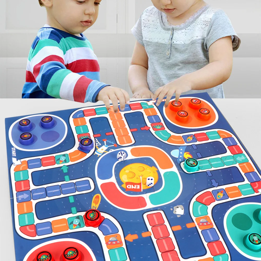 Giocattoli per l'addestramento alla concentrazione dei bambini Gioco da tavolo 2 in 1 Giocattoli educativi precoci