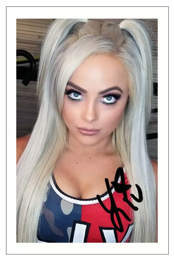 LIV MORGAN Signed Autograph PHOTO Fan Gift Signature Print Posters Wall Art Rome Decoration