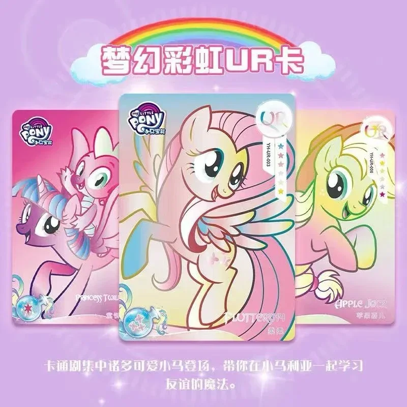 Original KAYOU My Little Pony Cards 3th Friendship Eternal Cartoon Rare AR SGR SR SC Collection Card For Kids Gifts