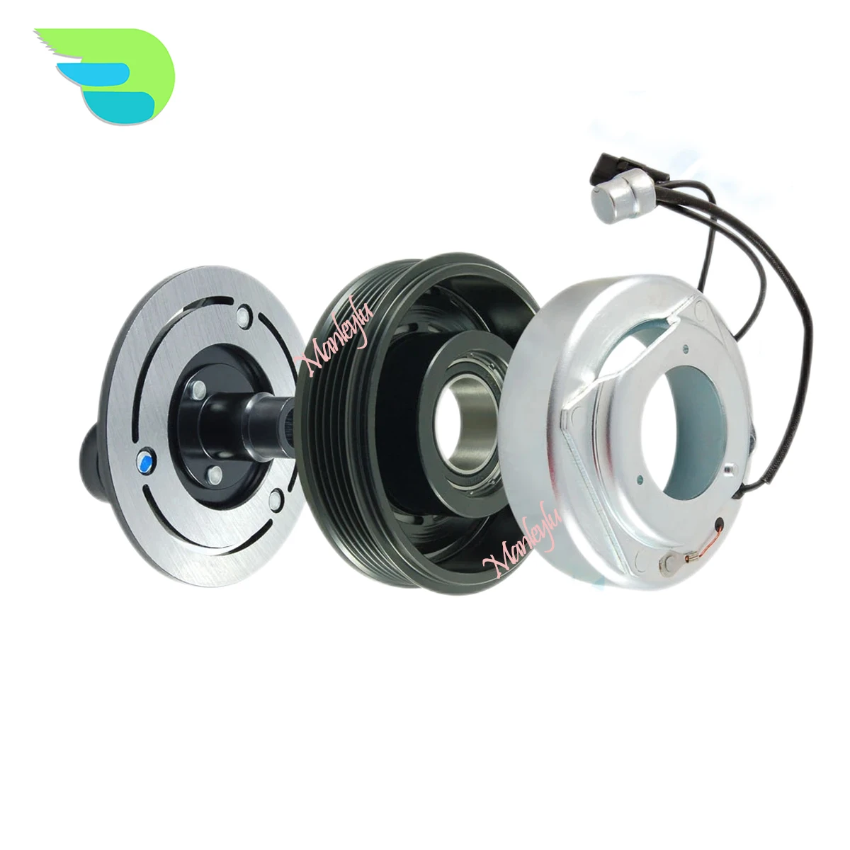 AC A/C Compressor Clutch Pulley for MAZDA 3 BK 2.0 2004 CC2961K00A CC2961K00B CC2961K00D CC2961K00E CC2961450G CC2961K00