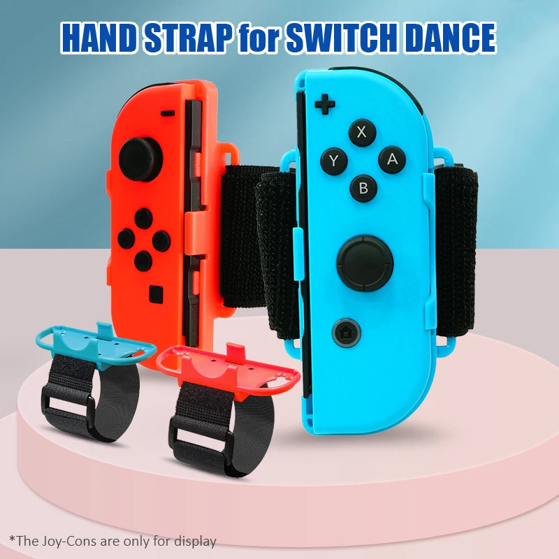 Pulseira de jogo ajustável cinta de mão elástica para nintendo switch joy-con controlador pulseira de dança de pulso braçadeira para interruptor de dança