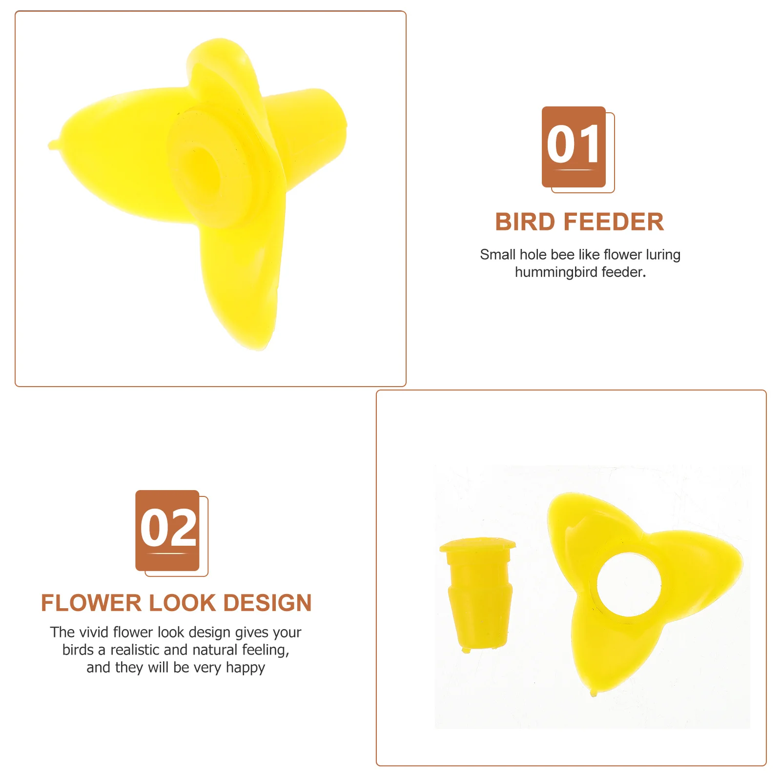 12 قطعة تغذية الطيور الزهور الجميلة زهرة الطنان تغذية لوازم قوية ودائمة جذب الطيور بسهولة تغذية الطيور الطنان