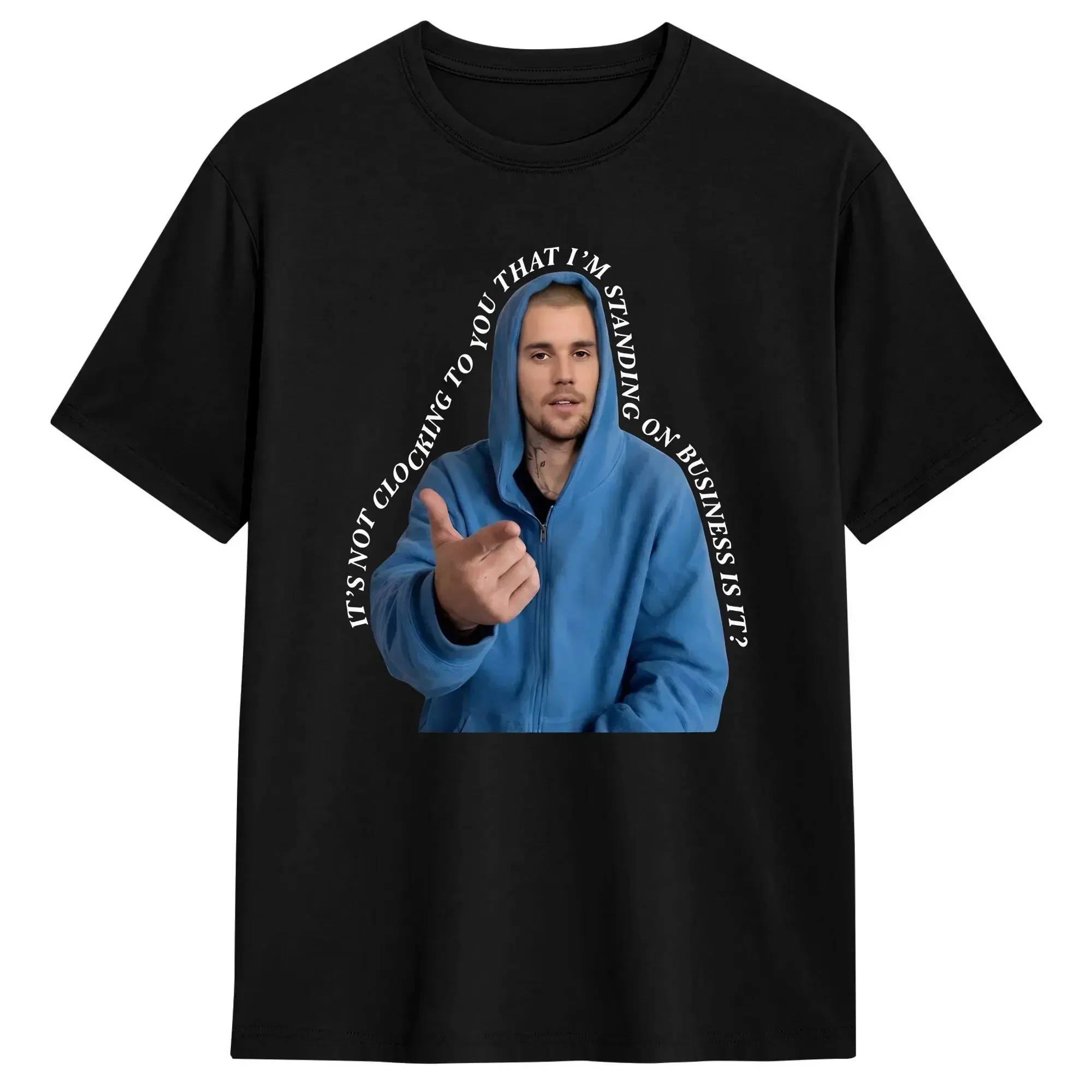 Men's JB It's Not Clocking To You T Shirts  100% Cotton Clothes Vintage Short Sleeve Crew Neck Tees Original T-Shirt
