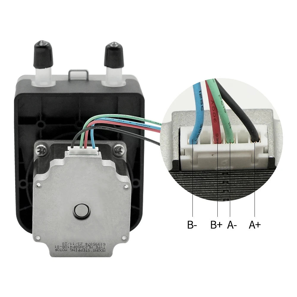 3.2L/min KDS3000 Peristaltic Pump 24V Stepper Self-priming Pump 300RPM High Flow Transfer Pump Silicone 2.5mm Thickness
