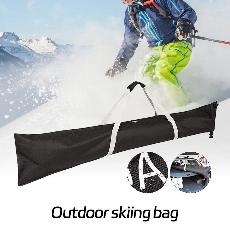 185Cm Ski Bag Portable Snowboard Bag for Snow Travels and Skiing Waterproof Winter Outdoor Ski Accessories Snow Sport