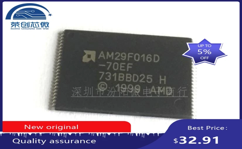 100% new  original AM29F016D-90EF  AM29F016D TSOP48 memory