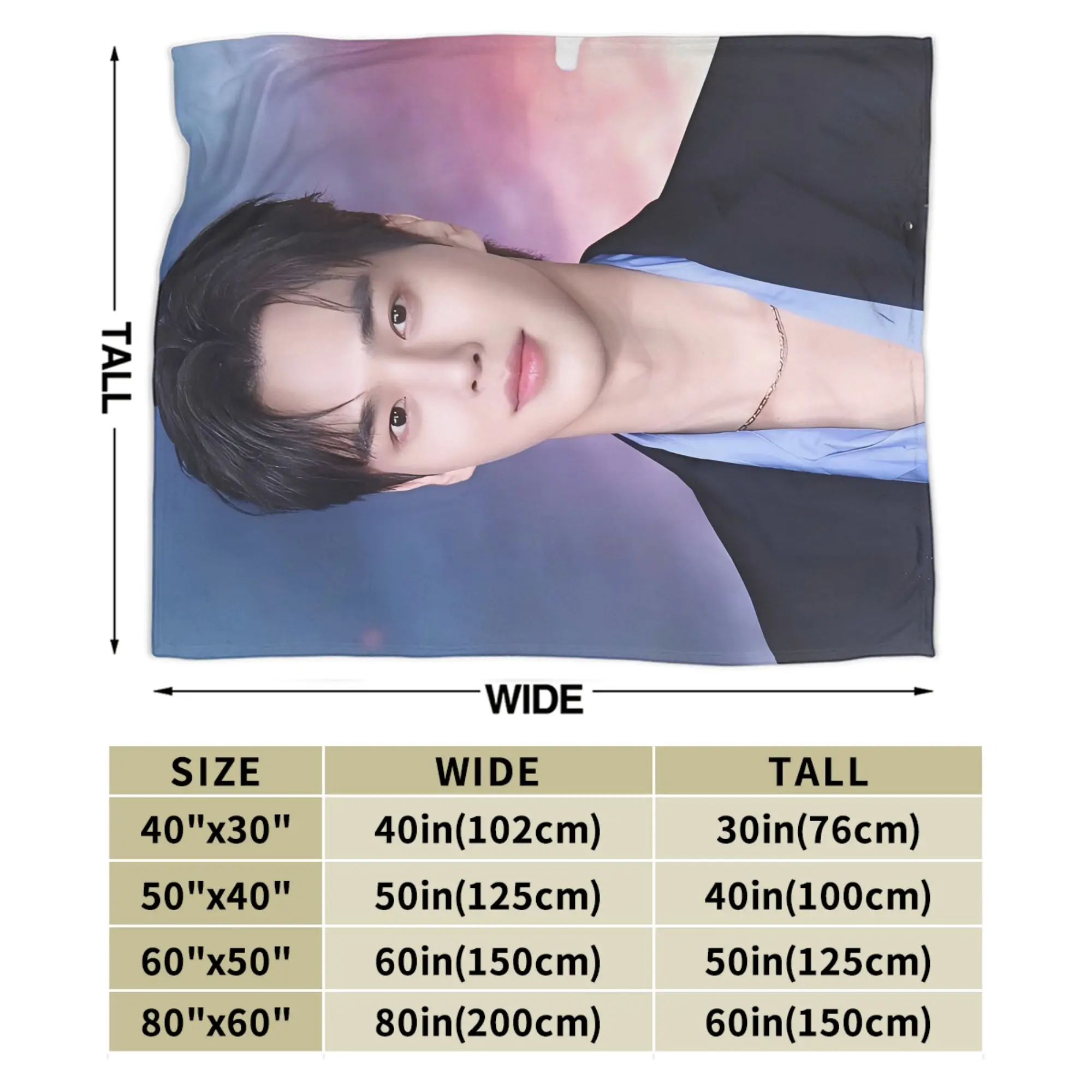 أغنية كانغ الكورية البوب بطانية نزهة الفانيلا الفراش يلقي للأريكة كرسي تصميم دافئ جودة المفرش هدية