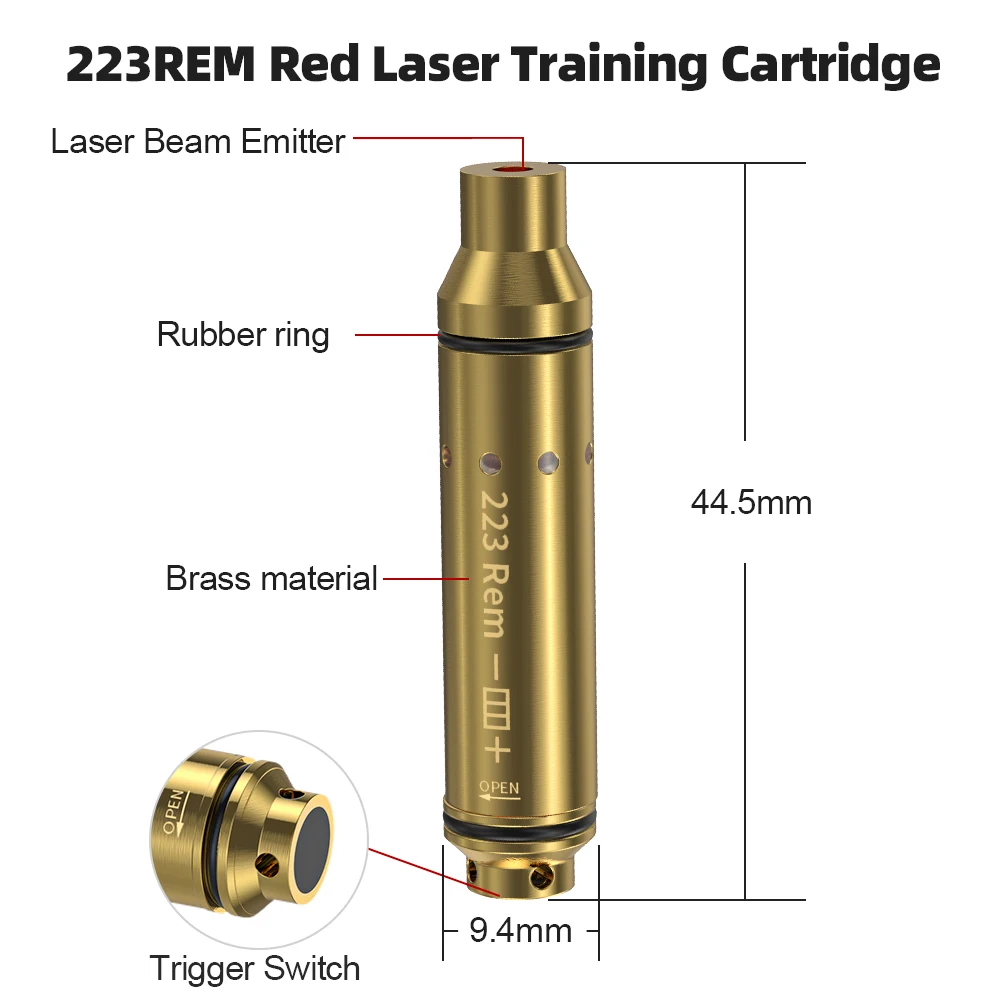 Simulador de treinamento 223REM com gancho para uso conveniente, treinamento seguro e confiável e focado