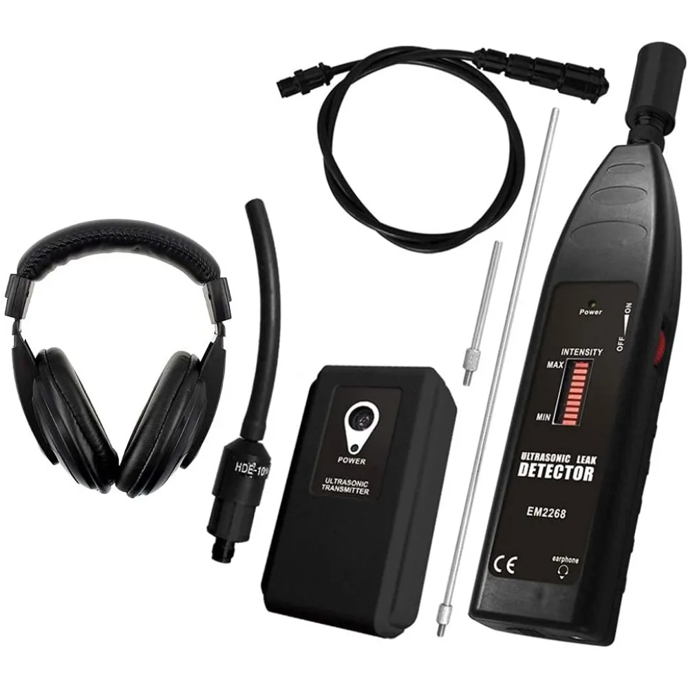 

Ультразвуковой детектор утечки, передатчик, автоматический детектор шума, 36-44 кГц, инструмент для диагностики утечки воздуха, газа, воды