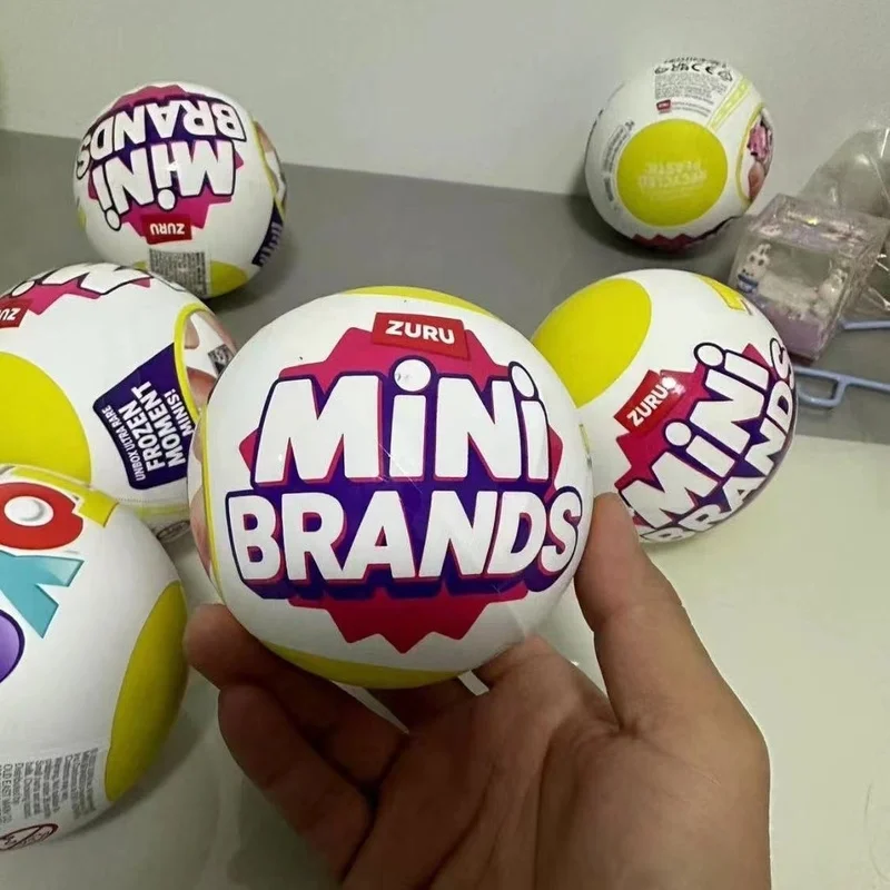 Nieuwe 5 Verrassing Mini Merken Zuru Mini Merken Speelgoed Speelgoed Miniatuur Speelgoed Mystery Blind Box Serie 3 Kittyball Origineel Miniatuur Speelgoed