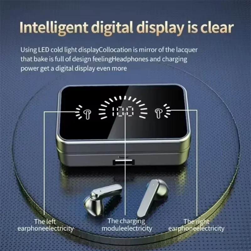S20 سماعات رأس لاسلكية Fone سماعات بلوتوث سماعات أذن رياضية مع ميكروفون صندوق شحن سماعات لجميع الهواتف الذكية