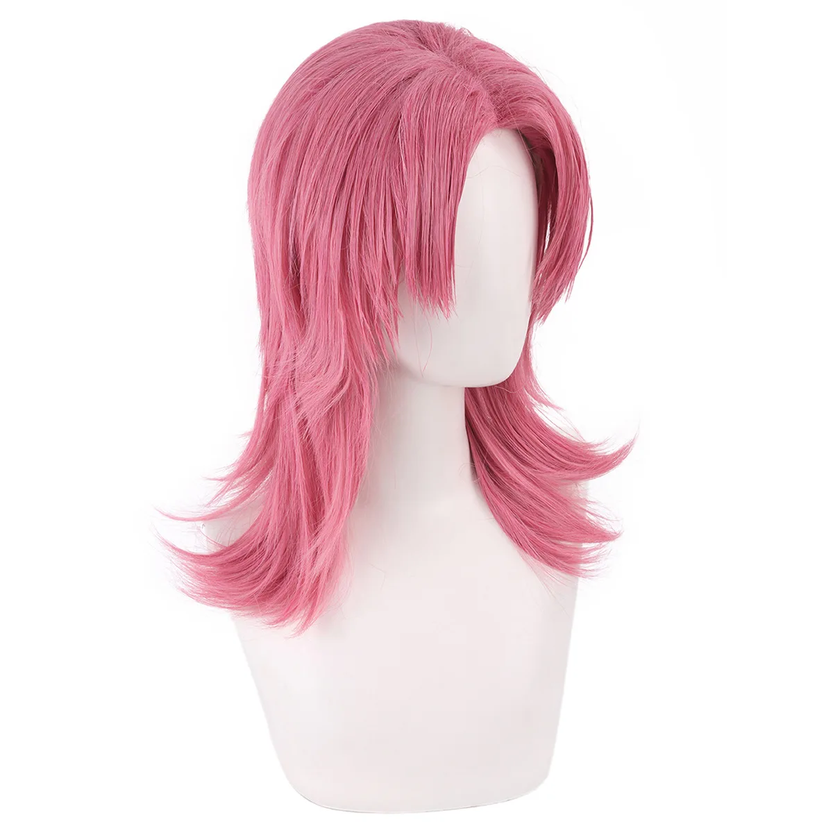 Saja Boys Romance Cosplay Wigs KPop Demon Hunters Unisex Pink ‌Wolf Cut‌ Wigs Halloween Party Performance Costume Accessories