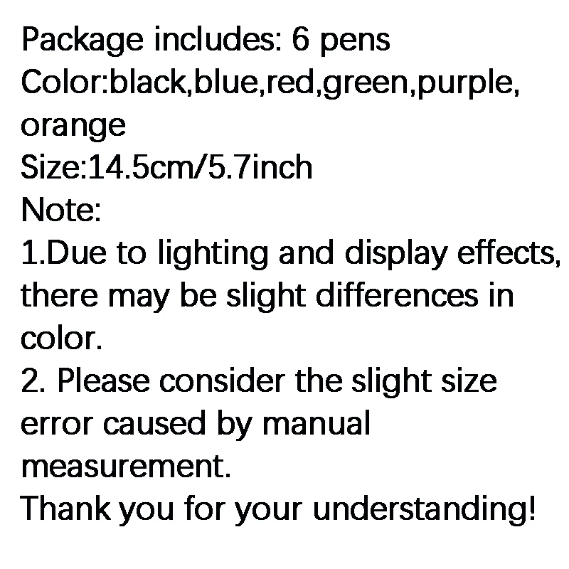 6 teile/satz Einziehbare Löschbaren Gel Stift 0,5mm Mehrfarbige Tinte Magische Gel Stifte Waschbar Griff Schule Büro Schriftlich Liefert – Detail 1