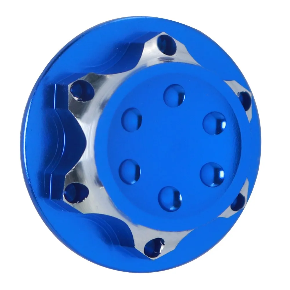 RC سيارة الألومنيوم محور عجلات غطاء غطاء مضاد للغبار 17 مللي متر عرافة الجوز ل Rc 1:8 X-maxx قمة E-revo Arrma نموذج سيارة المضادة للانزلاق عجلة Cov