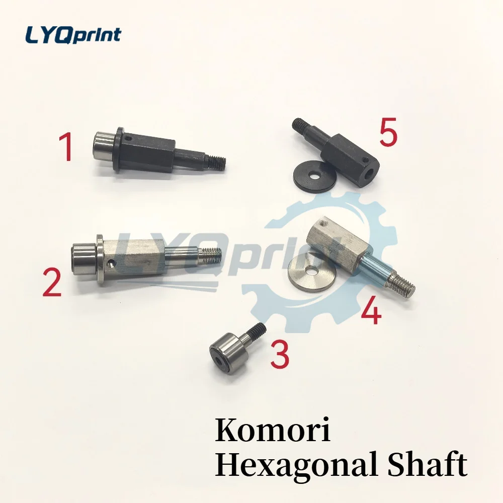 Komori Printing Machine LS40 Non-woven Cleaning Hexagonal Shaft Automatic Washing Rubber Screw Bearing Holder Accessories