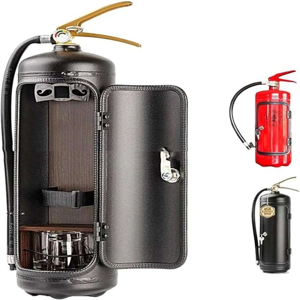 High Quality Portable Liquor Cabinet Metal Red/Black Liquor Cabinet Storage System Bar