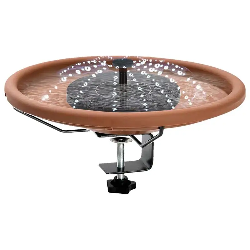 

Deck Mounted Bird Bath Adjustable Wall-Mounted Large Capacity Outdoor Bird Feeders For Hummingbird Small Garden Decorations