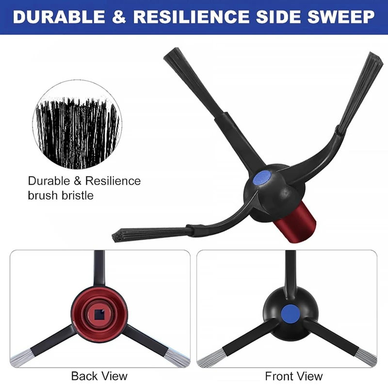 ABDJ-rollo de cepillo lateral, filtro, paño de mopa, bolsa de polvo para Ecovacs Deebot N30 OMNI / N30 PRO OMNI /N30 PRO, piezas de aspiradora