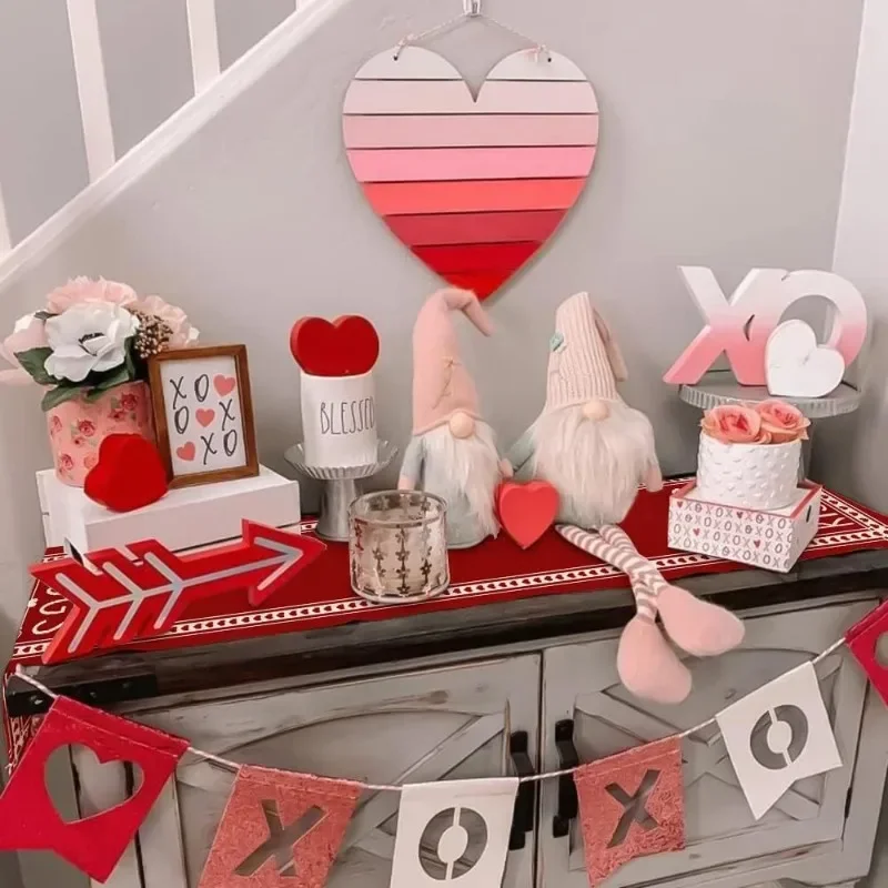 Valentine's Day mat set table runner 2