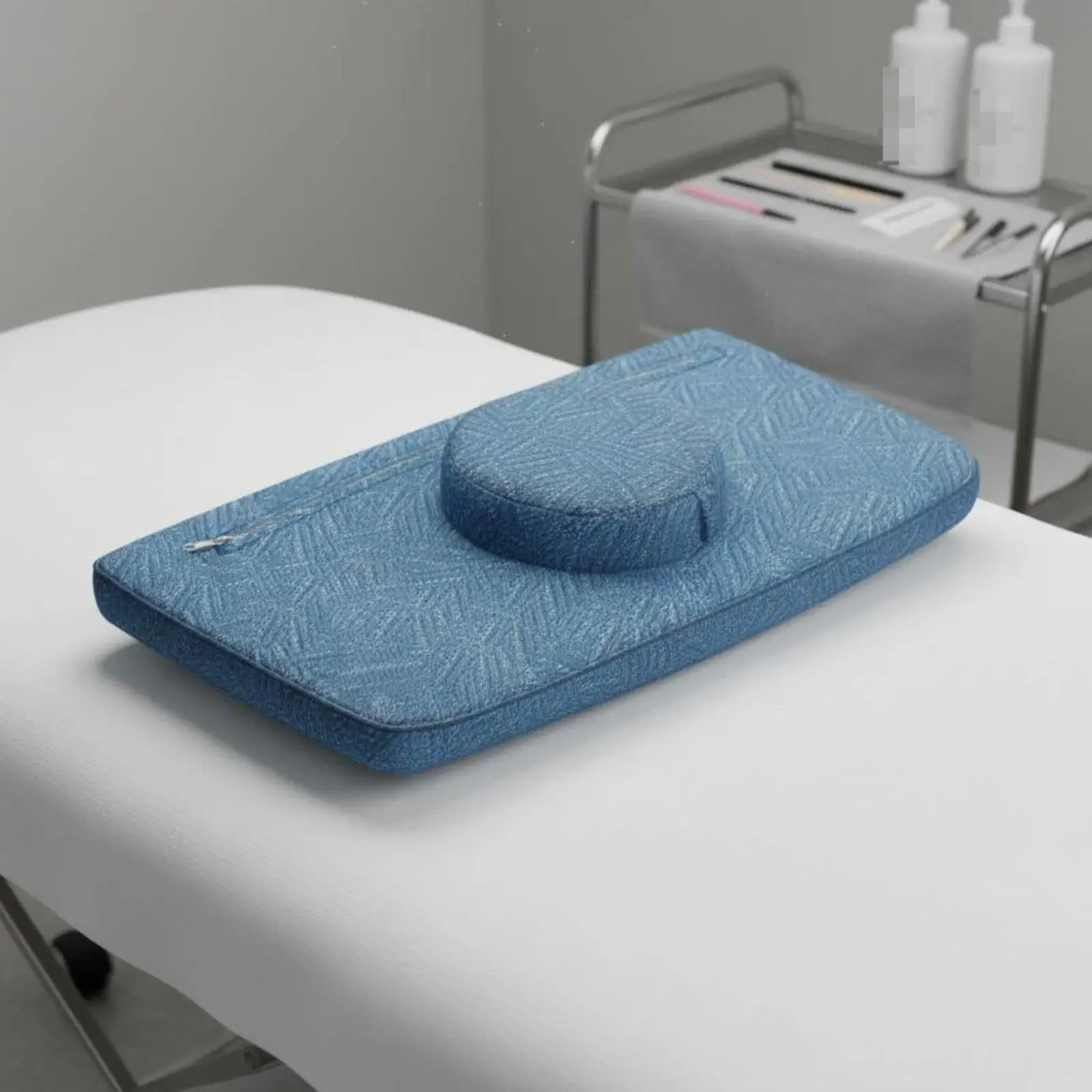 Massage Bed Headrest Pillow Ergonomic Support Facial Salon Pillow for Eyelash Extension and Spa Treatment Beds