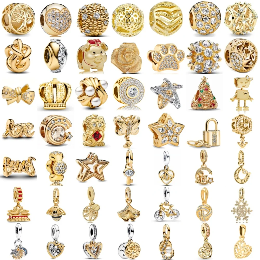 Hot Selling 925 Silver,Pentagram,Dog Paw Bead Honey,Snowflake Pendant Fit Original Bracelet DIY Accessories Exquisite Jewelry ﻿