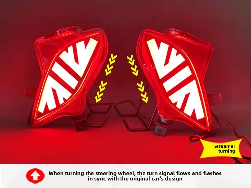 For Toyota Highlander 2021-2026 Car Rear Bumper Light Reflector LED Driving Brake Warning Light Turn Signal Navigation Light detail image 9