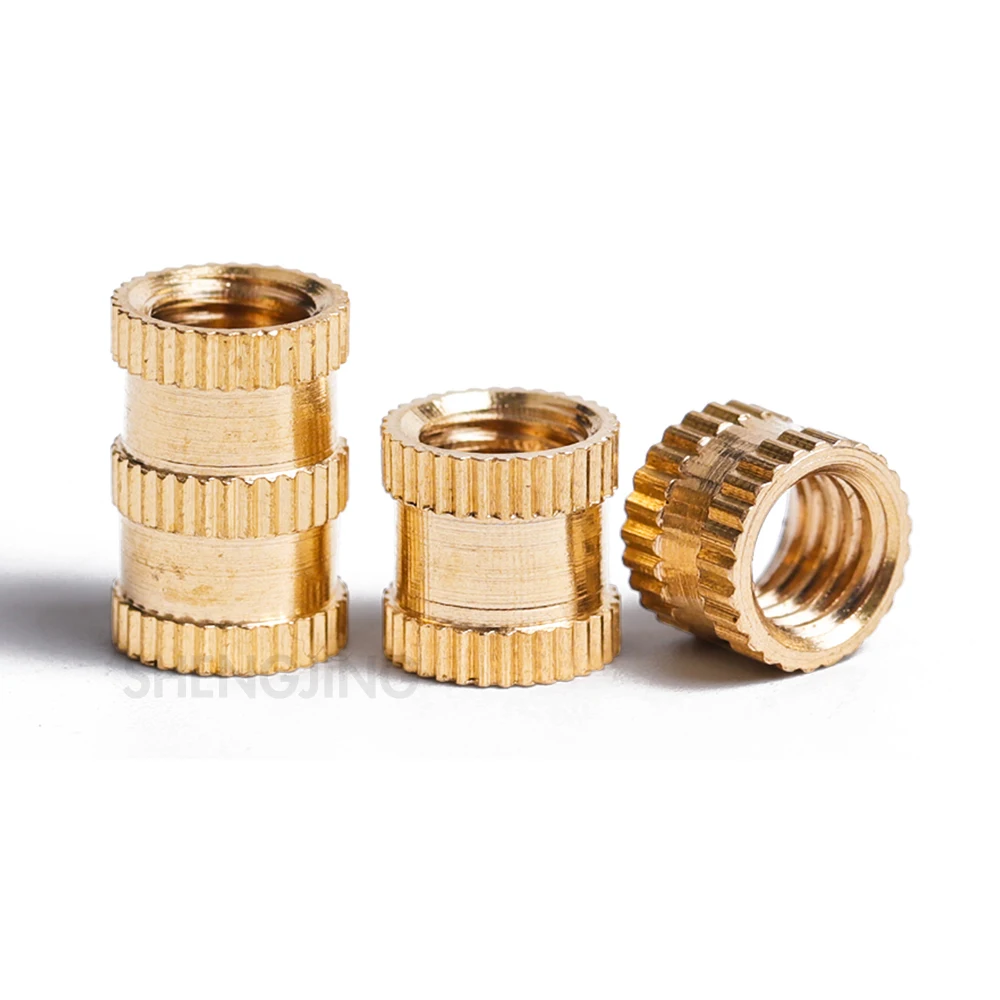 Threaded Inserts Brass Heat Set Insert Kit up to 1300 M1 M2 M2.5 M3 M4 M5 M6 M8 M10 Metric Knurled Heat Nuts for Plastic Parts