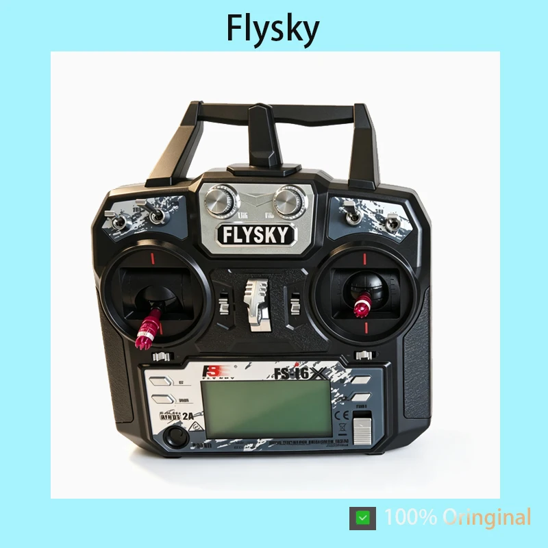 Flysky FS-i6X FS-i6 2.4G 6CH RC Transmitter Controller With FS-iA6 Receiver For RC Helicopter Airplane Quadcopter Glider Drone